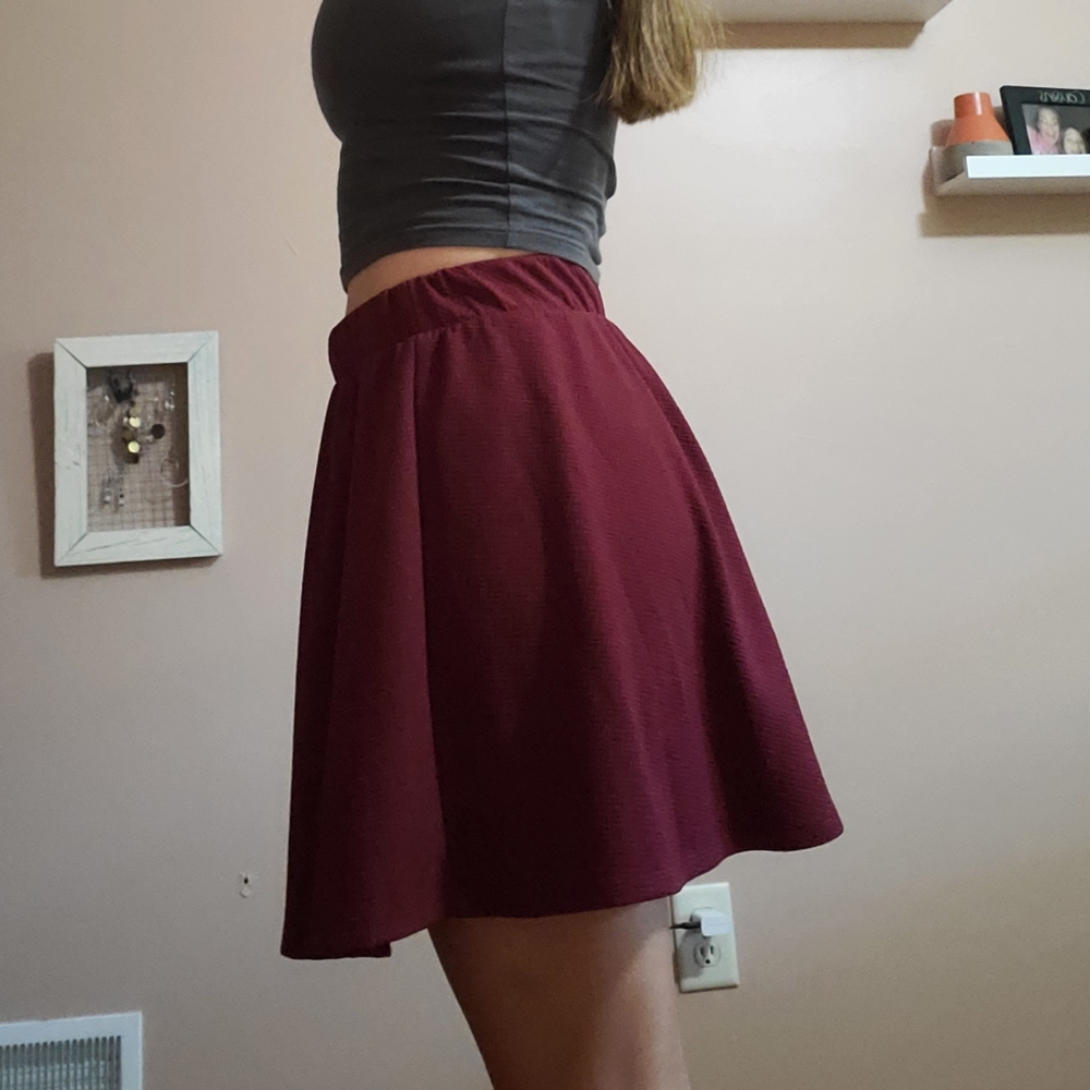 Persaya Maroon Skirt